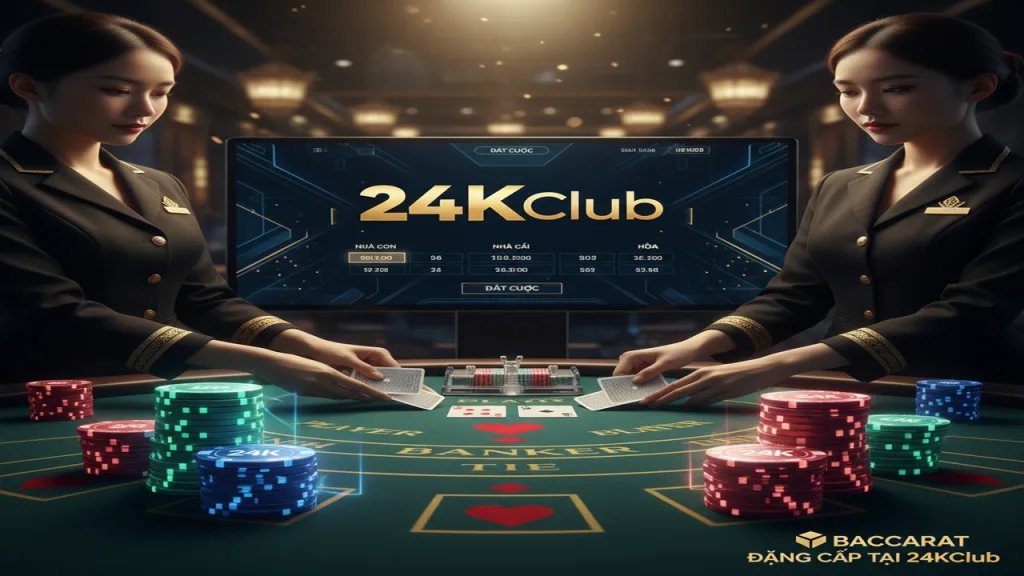 Hướng dẫn chi tiết về cách chơi Baccarat 24KClub