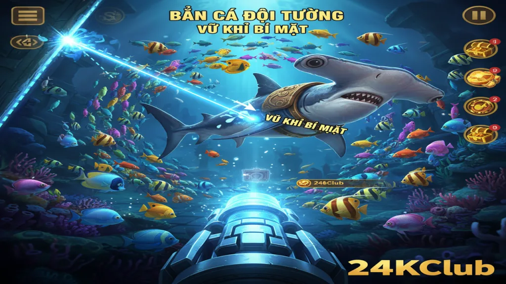 Bí quyết bắn cá dội tường: Kỹ thuật của cao thủ 24KClub