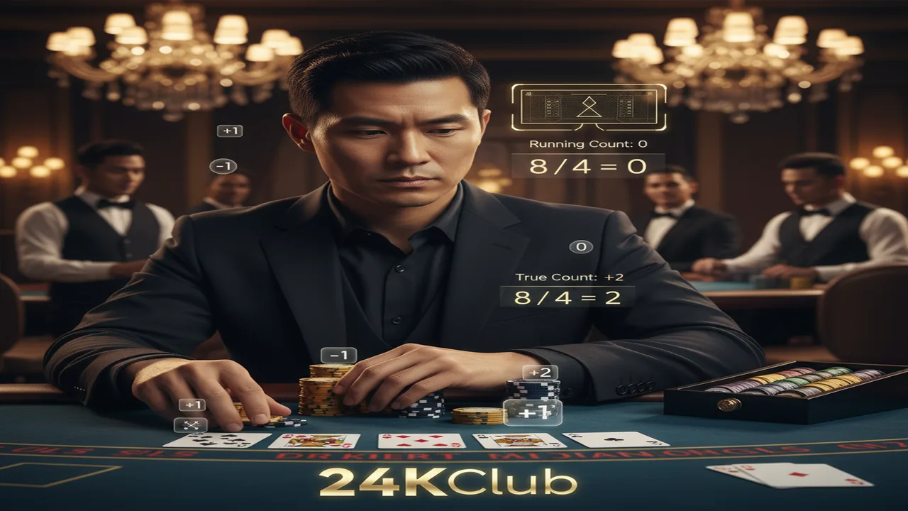 Bí quyết thắng Blackjack bằng chiến thuật đếm bài 24KClub