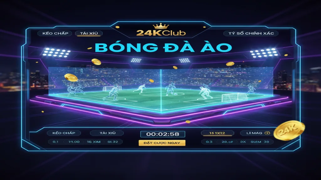 Hướng dẫn cá cược bóng đá ảo (Virtual Sports) 24KClub