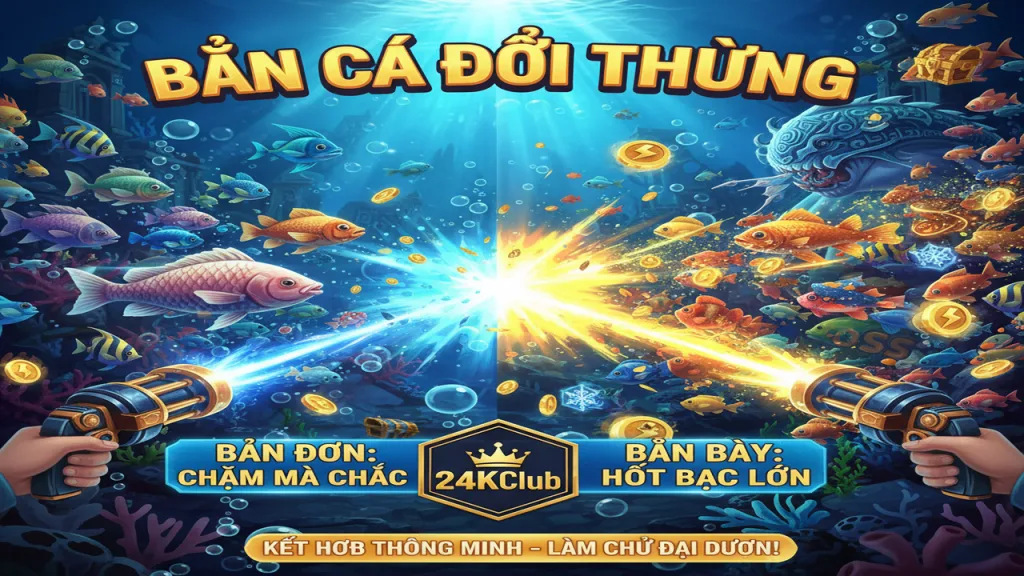 Chiến thuật bắn cá ăn tiền: Bắn đơn hay bắn bầy? 24KClub