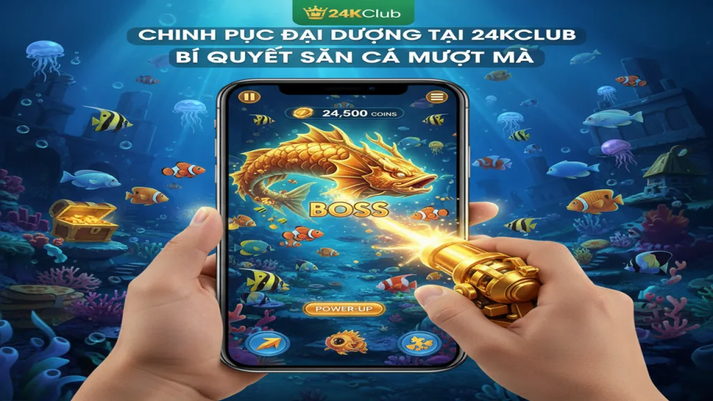 Kinh nghiệm chơi Bắn cá trên mobile mượt mà 24KClub