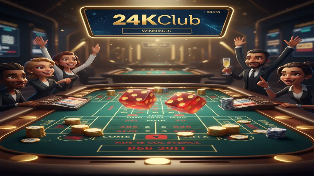 Hướng dẫn chơi Craps (Đổ xúc xắc) tại Casino 24KClub