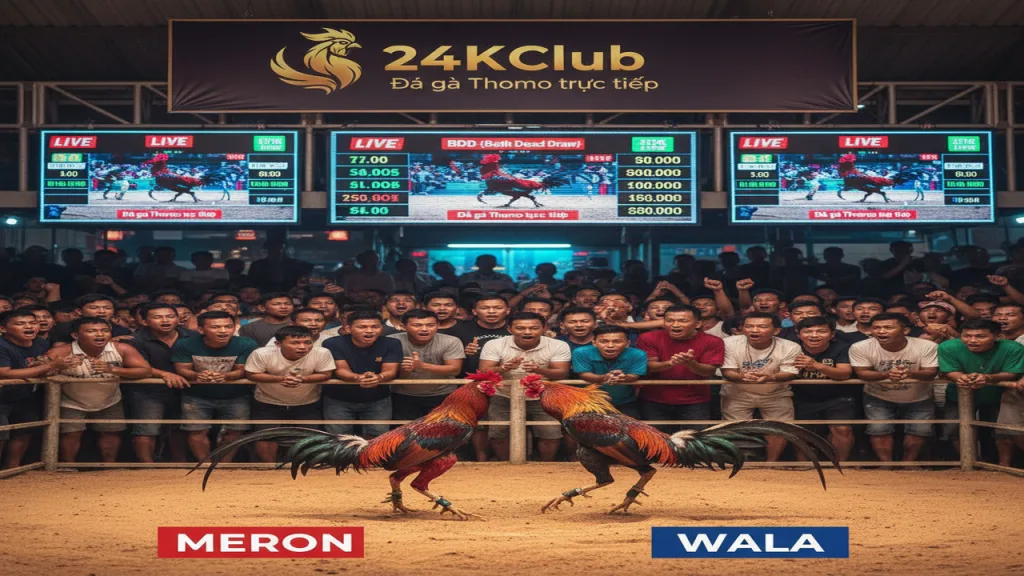 Hướng dẫn chơi Đá gà Thomo trực tiếp 24KClub