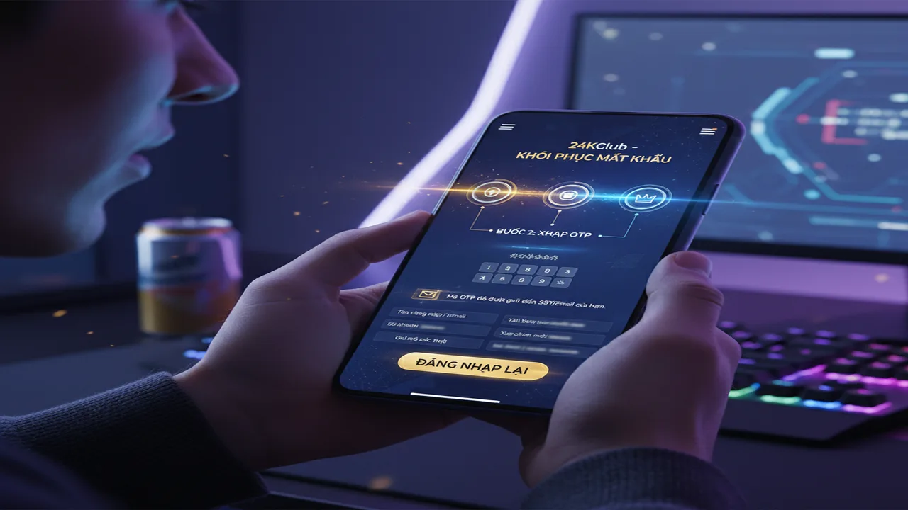 Hướng dẫn cách khôi phục mật khẩu tài khoản 24KClub