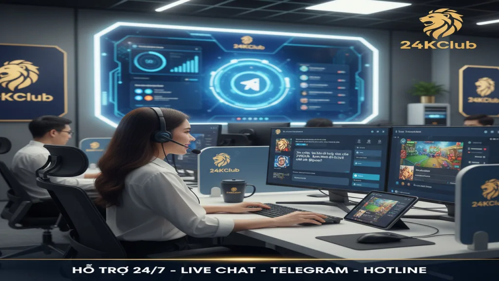 Cách liên hệ đội ngũ CSKH nhanh nhất 24KClub