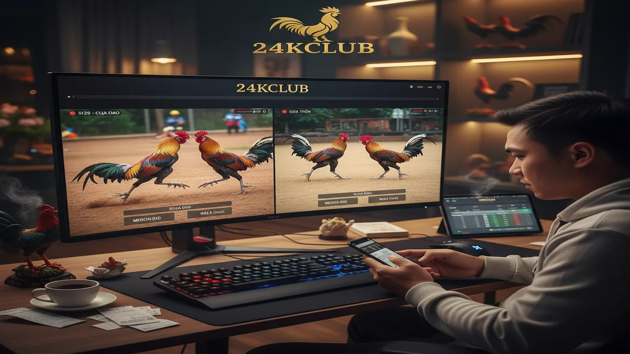 Luật chơi đá gà trực tuyến tại sảnh S128, SV388 24KClub