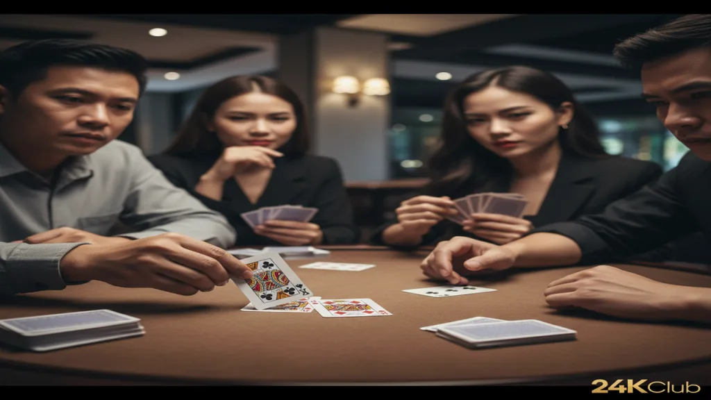 Mẹo chơi bài Phỏm: Cách gửi bài và ăn chốt 24KClub