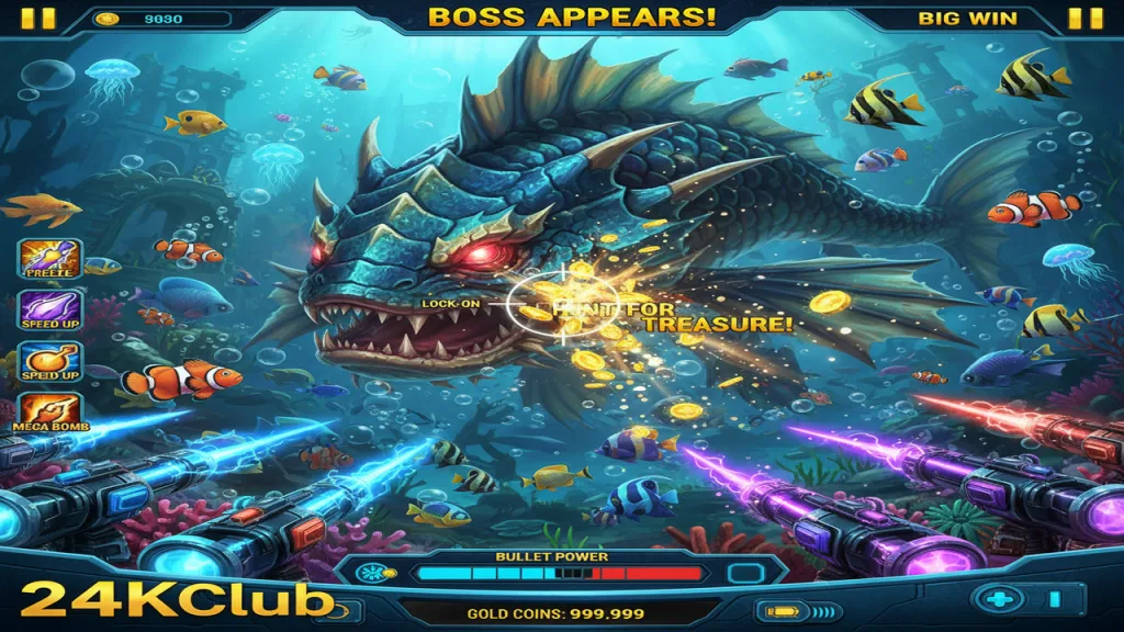 Mẹo săn Boss trong Bắn cá: Diệt cá lớn nhanh nhất 24KClub