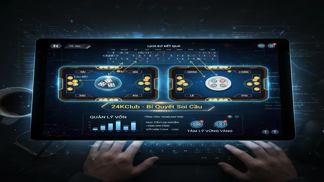 Bí quyết soi cầu : Cách bắt cầu Tài xỉu, Xóc đĩa hiệu quả 24KClub