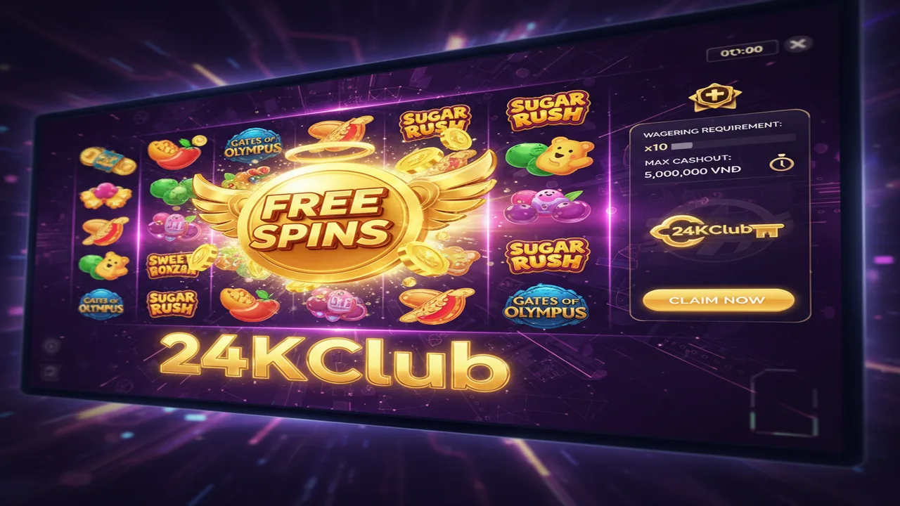 Cách tận dụng vòng quay miễn phí thắng lớn 24KClub